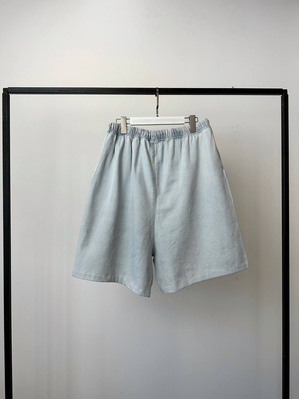 Blue denim shorts, S