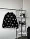 Black plush jacket, S