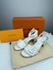 Women's white sandals, In stock, 37