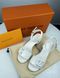 Women's white sandals, In stock, 37