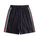 Black shorts with colored stripes GG, S