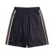 Black shorts with colored stripes GG, S