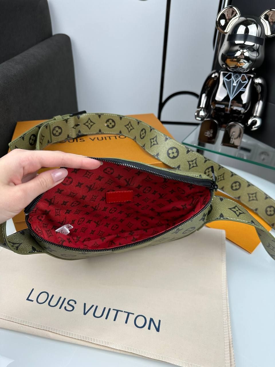 Green bag LV Moon, In stock