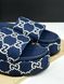 Blue platform slippers, Out of stock, 36