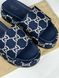 Blue platform slippers, In stock, 39