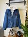 denim jacket with back print, S