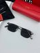 Black rimless glasses with black temples, 1