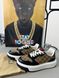 Brown sneakers with black inserts, In stock, 44