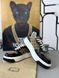 Brown sneakers with black inserts, In stock, 41