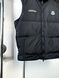 Black vest with pocket, S