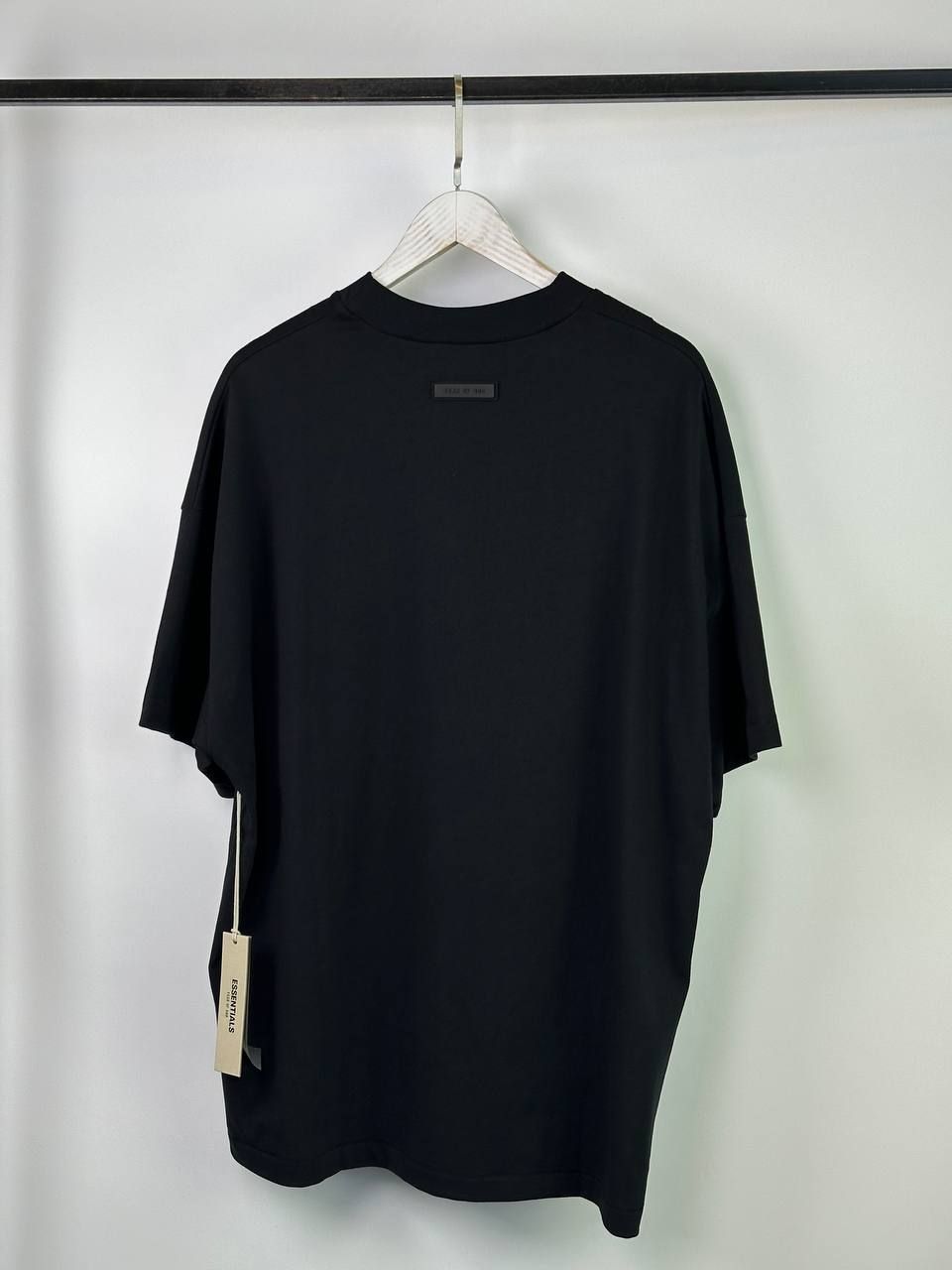 Black T-shirt with lettering, M