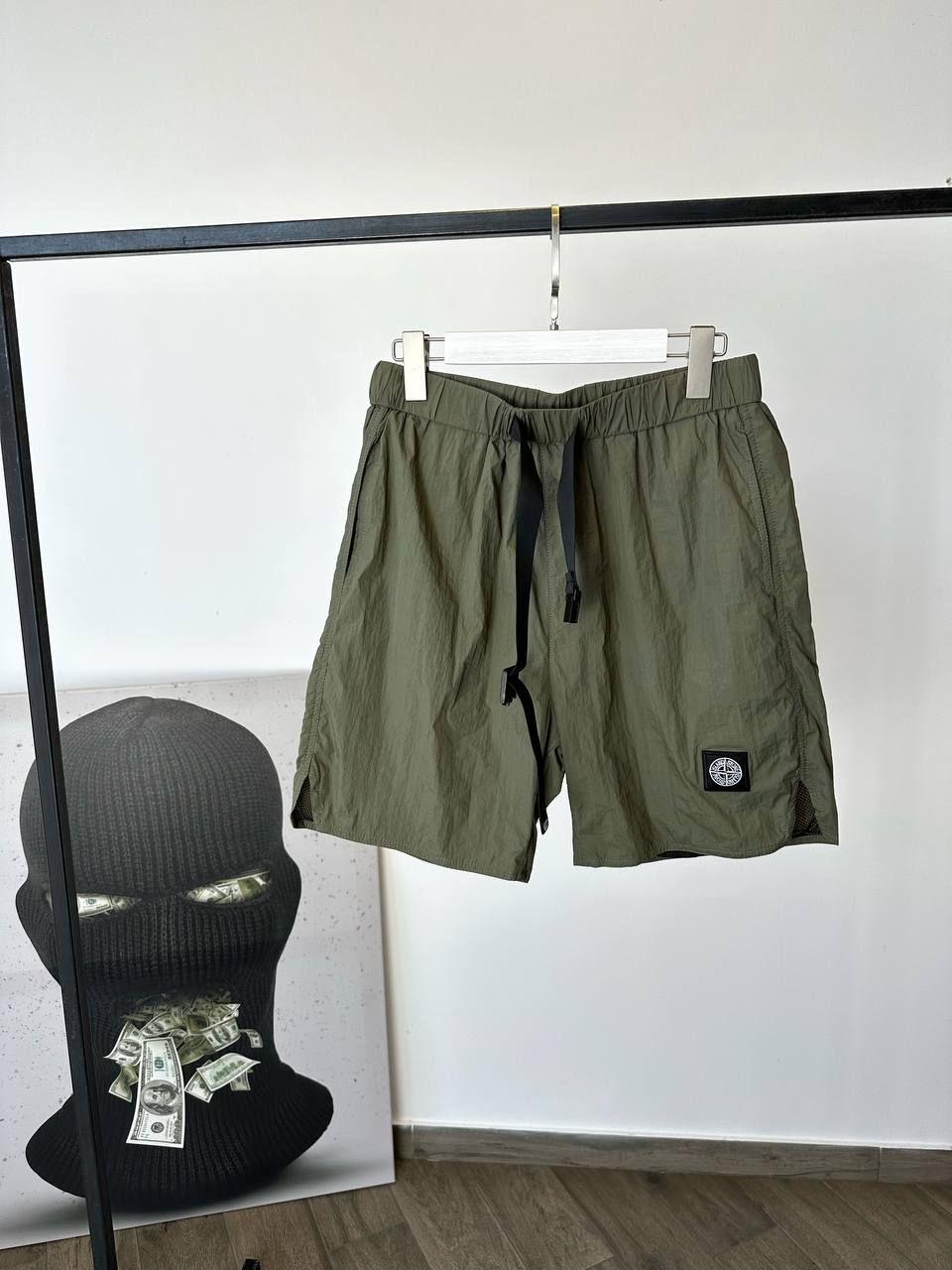 Khaki raincoat shorts, ХXL