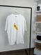 White T-shirt with banana, L