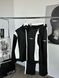 suit black with white inserts, XL