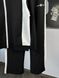 suit black with white inserts, S