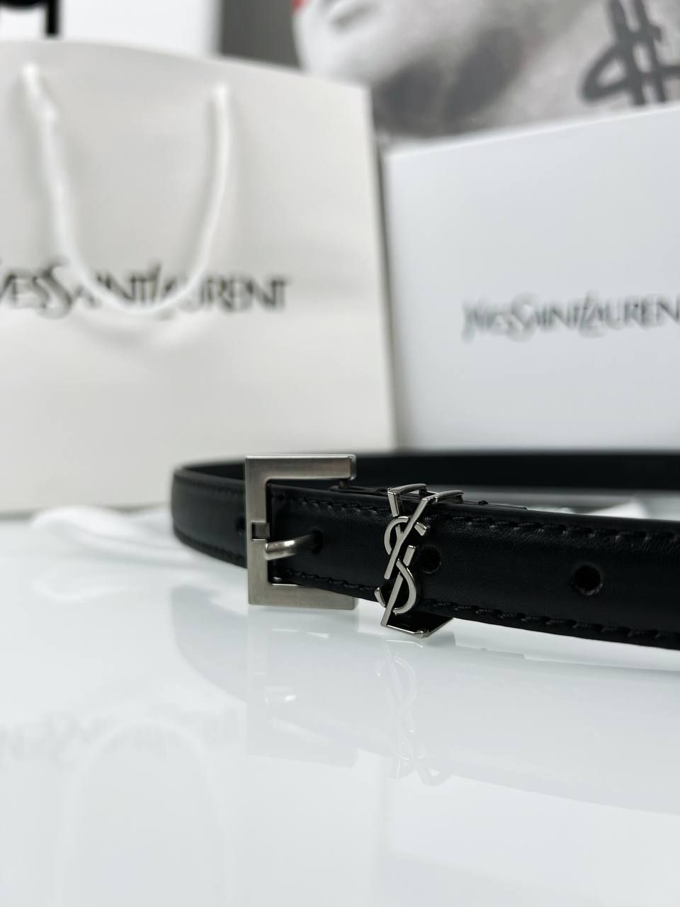 Thin leather belt, Out of stock