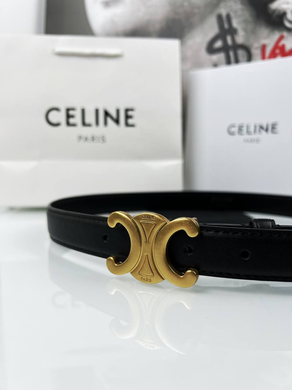 Belt gold buckle, Out of stock