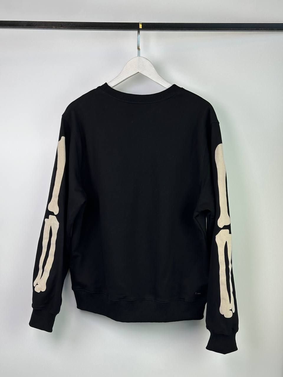 Sweatshirt black bones, M