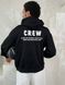 Crew Hoodie black, L