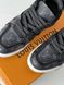 Sneakers black in gray logos, Out of stock, 36