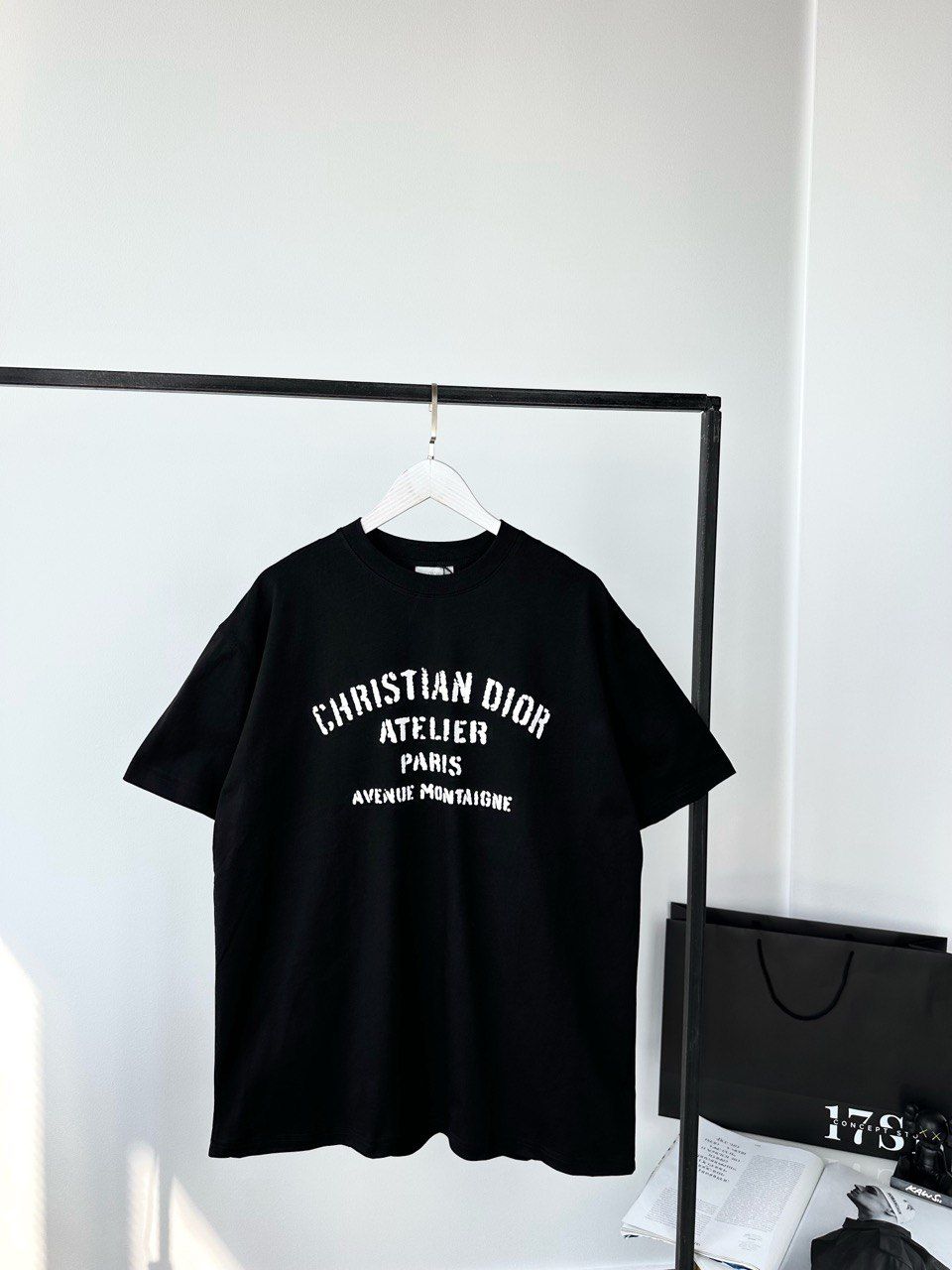 Black T-shirt Atelier Paris, S