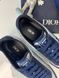 Blue sneakers with gray inserts and lettering, In stock, 43