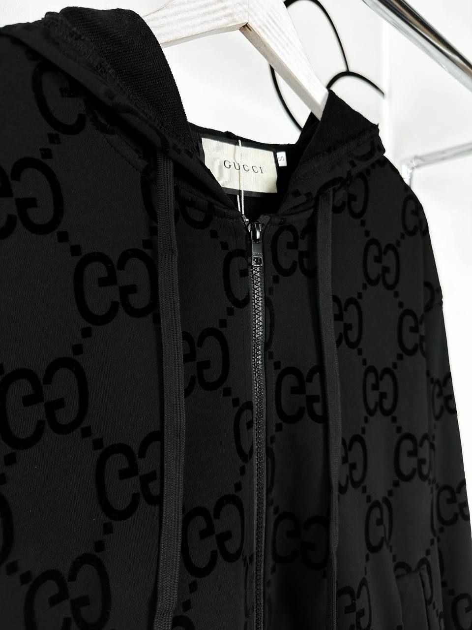 Black jacket with logos, S