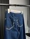 Dior blue jeans with logo on pockets, L