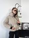 Beige padded jacket, M