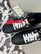 Black sneakers with embroidered logo, Out of stock, 36