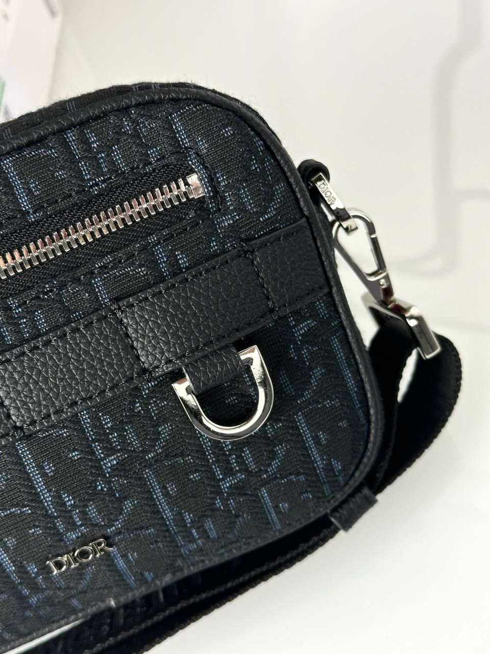 Safari messenger bag dark blue mini, In stock