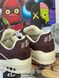 White sneakers with brown inserts, Out of stock, 36