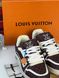 White sneakers with brown inserts, In stock, 41