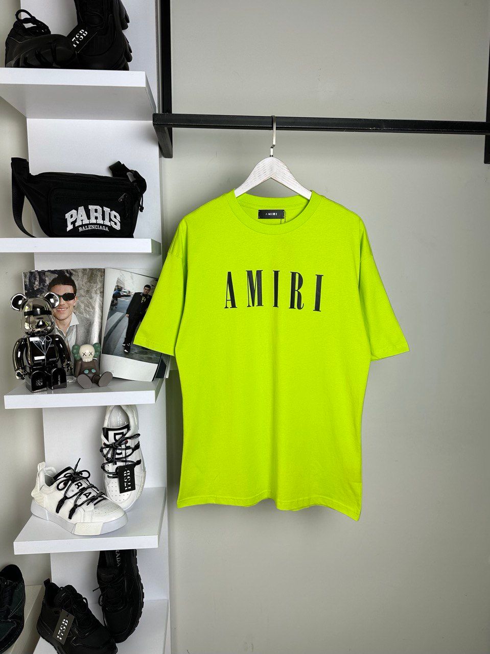 T-shirt light green with logo, S