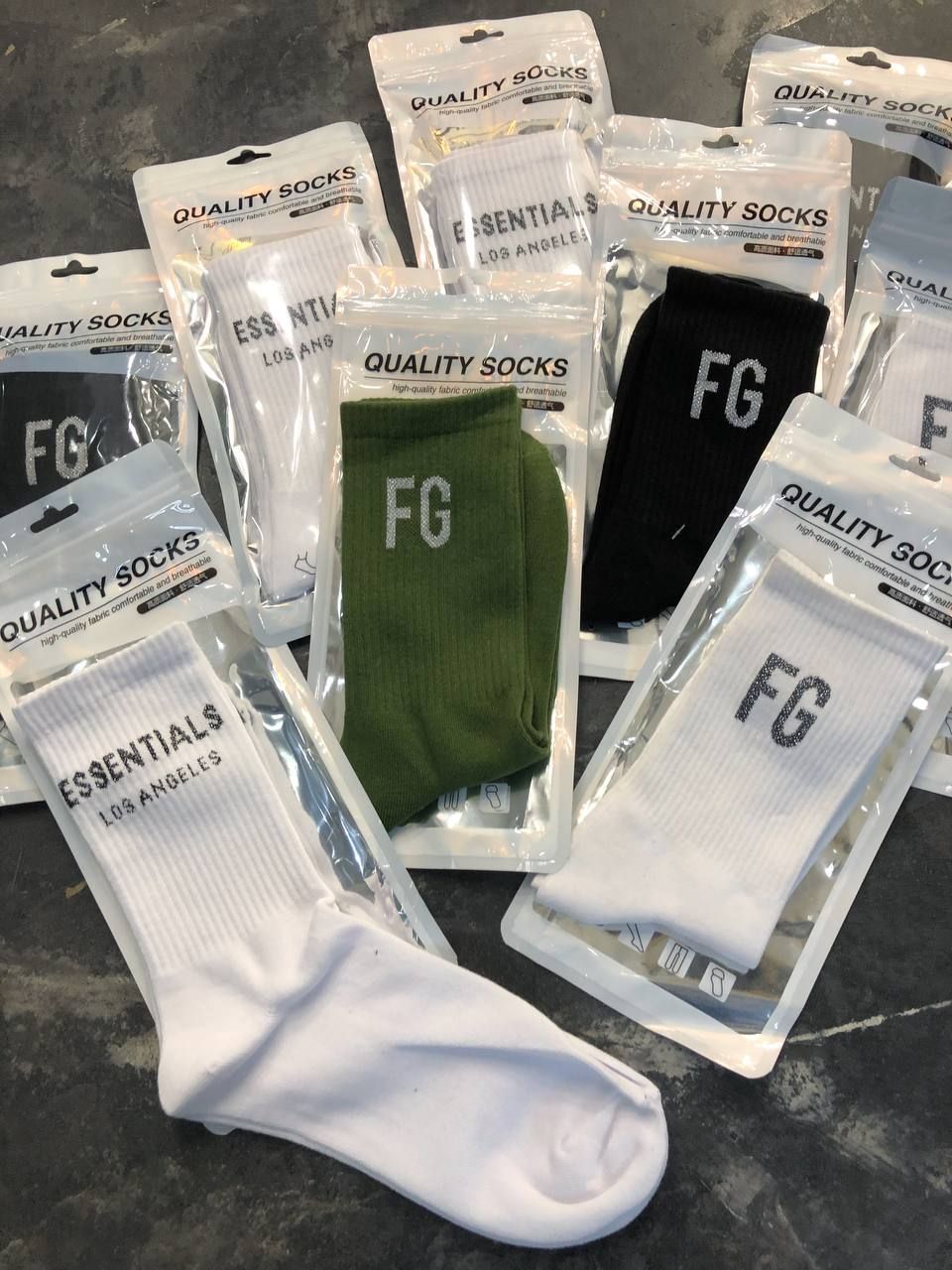 socks are white (price for 1 pair)