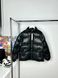 Black jacket with leather effect, S