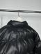 Black jacket with leather effect, S