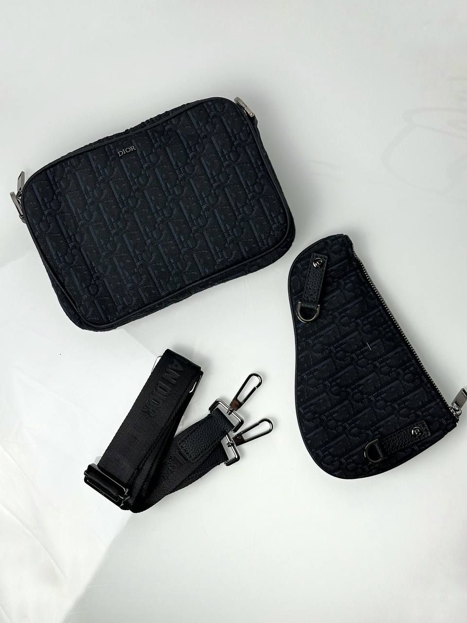 Bag dark blue with separate pocket Saddle, Out of stock