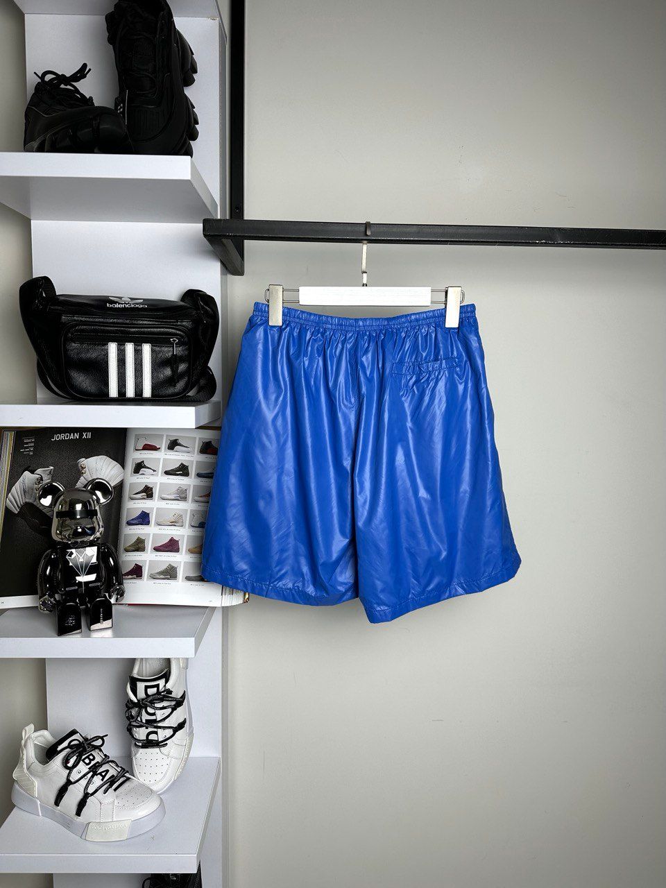 Shorts raincoat blue, M