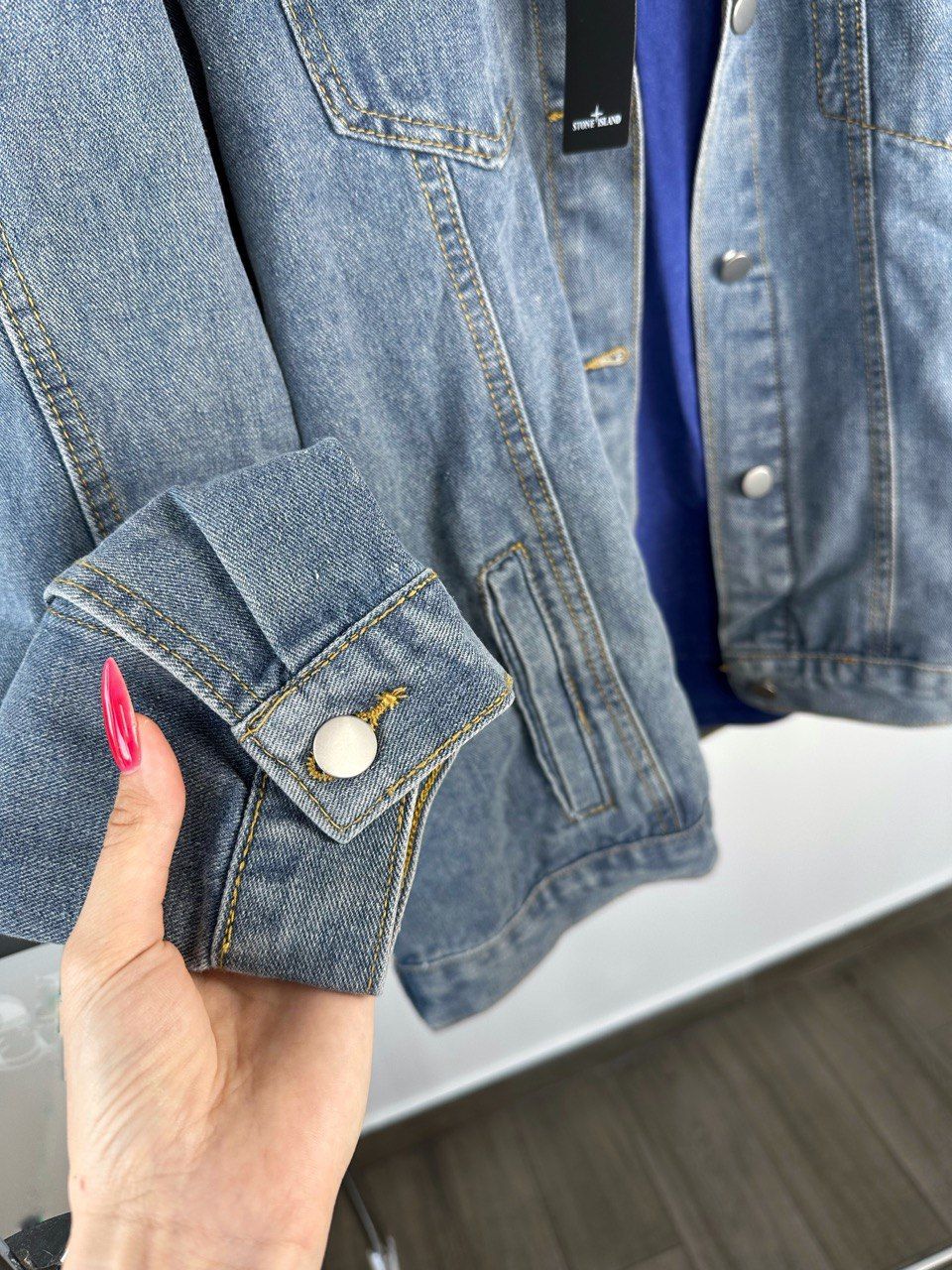 denim jacket blue, S