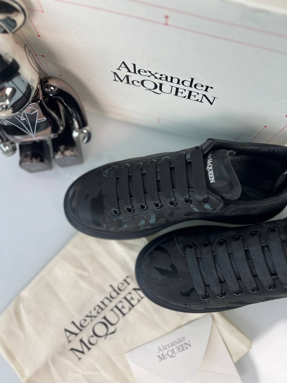 Black camouflage sneakers, In stock, 41