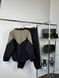 Black combination suit GG, L