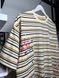 Beige striped T-shirt, S