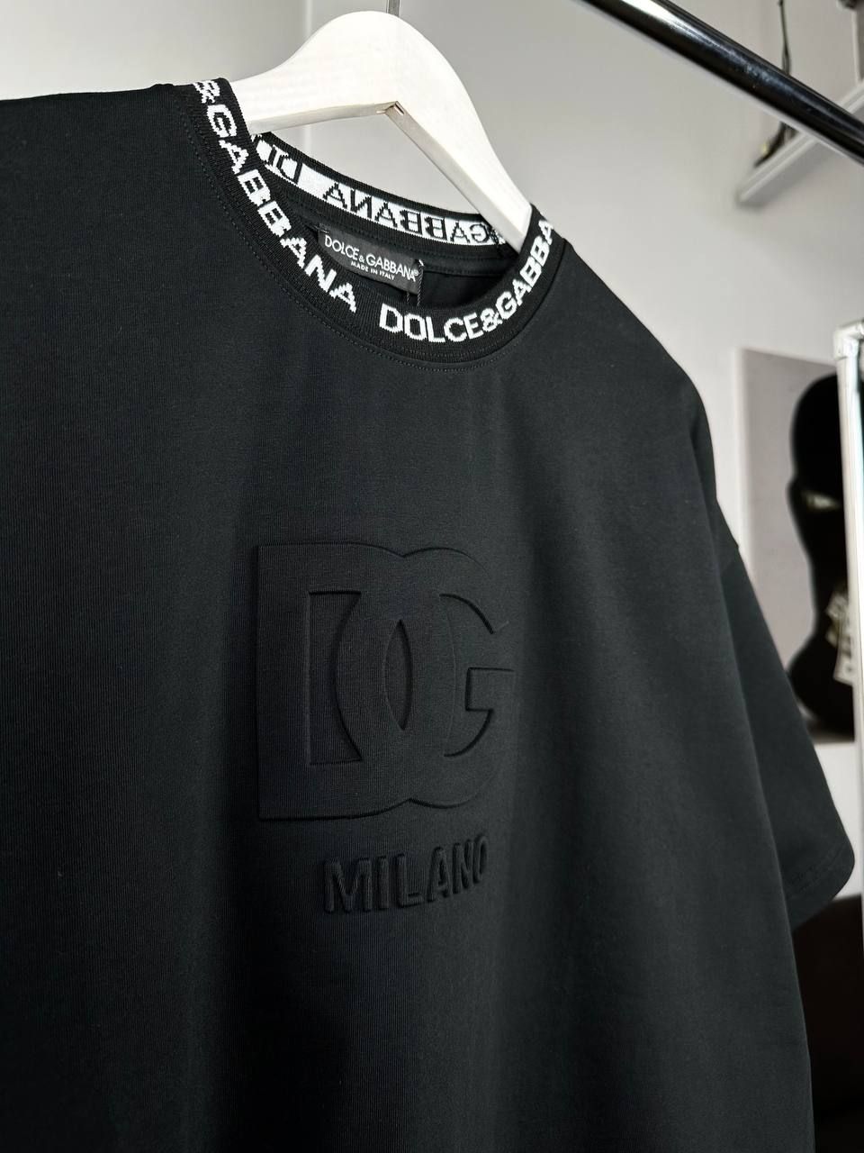 Black T-shirt "DG MILANO", S