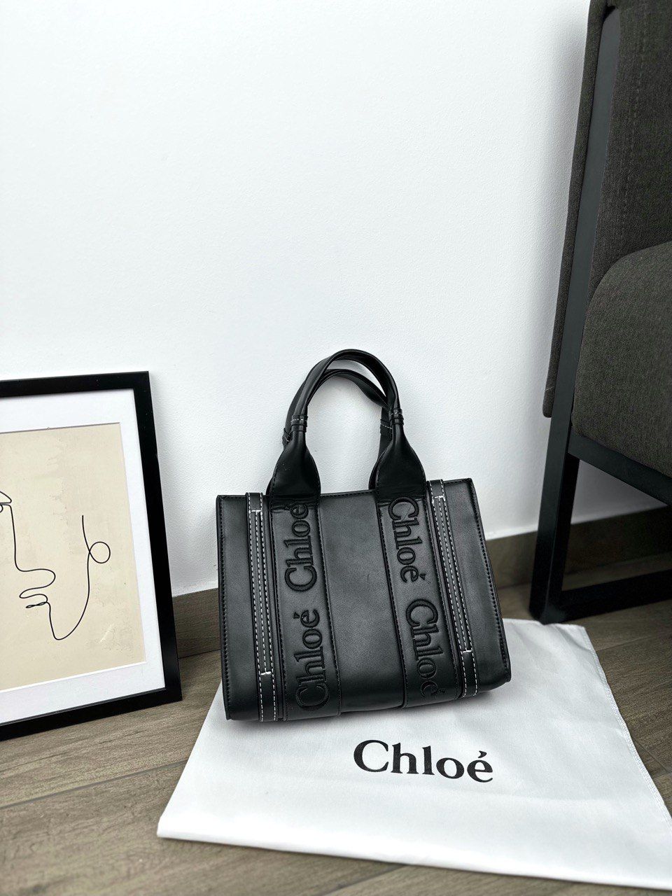 Chloe bag black, In stock