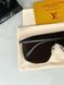 Louis Vuitton sunglasses black with raised logo, 1