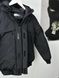 Black jacket with patch, S