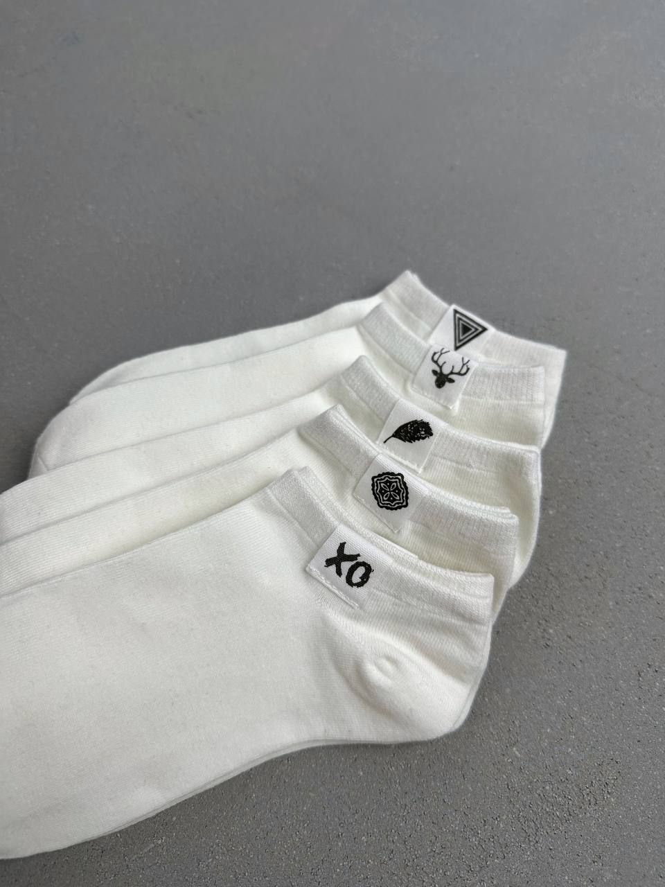 White short socks