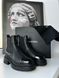 Black boots with glossy toe, In stock, 39