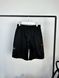 Black shorts with patch pockets, L